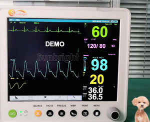 Sunbright 12 дюймов, дешевый ветеринарный мониторинг, ветеринарный многопараметрический SUN-601S для наблюдения за пациентами - Product Image 6