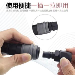 Raccord rapide pneumatique 6 mm 1/4 pouce en résine PBT pour tuyau d'air, connecteur pour compresseur et outils de travail du bois - Product Image 3