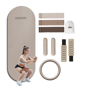 Venta al por mayor entrenamiento de fuerza de silicona mancuernas levantamiento Fitness <span class=keywords><strong>Kit</strong></span> de silicona antideslizante Barbell Pilate Yoga Mat <span class=keywords><strong>Kit</strong></span> - Product Image 1