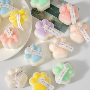 เทียนกลิ่นพีชไร้ควัน Cat's Claw ไม่ระคายเคืองผิว เทียนหอมแบบก้อนสำหรับคู่รัก ของเล่นเทียนหยดน้ำมันหอม - Product Image 2