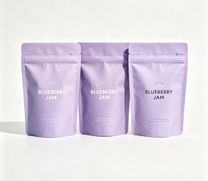 Free Sample Custom Stand Up Zipper Pouch Powder Cookie Printed Logo Foil Tear Notch Sturdy Fresh <b>Secure</b> Stable Durable - Product Image 3