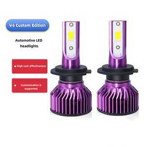 Nuovo Faro LED per Auto F2 Blu Ghiaccio H4/H7 8000LM 36V 48W OLIVER Universale per Tutti i Modelli - Product Image 1