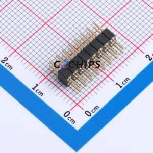 XDZ200C-<b>2</b>-08-Z-<b>2</b>.8-G1 <b>Pin</b> Header Through hole Component (THT),P=2mm <b>Connector</b> 2x8P 2mm 2mm Round <b>Pin</b> - Product Image 1