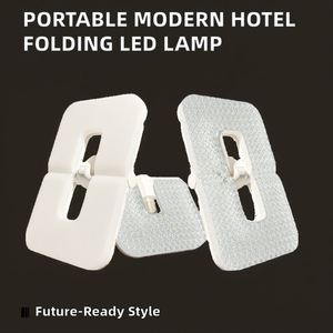โคมไฟ LED พกพาสำหรับโรงแรม ดีไซน์ทันสมัย ใช้หลอด SMD2835 กันน้ำ IP65 ตัวโคมพลาสติก พับได้ - Product Image 3