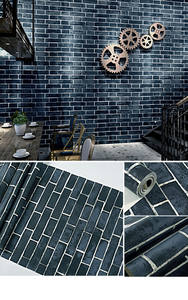 Moderne 3D <span class=keywords><strong>Multicolore</strong></span> Brique Auto-Adhésif Maison Murale <span class=keywords><strong>Papier</strong></span> <span class=keywords><strong>Peint</strong></span> Autocollant Imperméable PVC avec Motif Géométrique Papiers Peints - Product Image 4