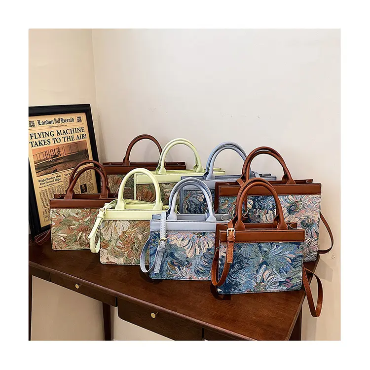Vintage Ladies Casual Tote Bags luxury brand handbags famous designers Retro Shoulder Armpit purses 2021