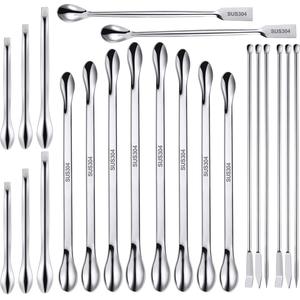 Espátula de <span class=keywords><strong>Laboratorio</strong></span> de Acero Inoxidable, Juego de Microcucharas, Cuchara de Muestreo para <span class=keywords><strong>Laboratorio</strong></span>, Espátula de Mezcla para <span class=keywords><strong>Laboratorio</strong></span> - Product Image 1