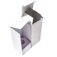 Bouteille diffuseur de parfum en verre ambré blanc/noir rond de luxe de 120 ml avec boîte pour diffuseur d'huiles essentielles – Vente en gros