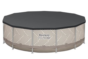 Piscina Familiar 561FY <span class=keywords><strong>Steel</strong></span> <span class=keywords><strong>Pro</strong></span> <span class=keywords><strong>MAX</strong></span>, Piscina Elevada con Estructura de PVC y Metal, con Toldo, 3.96m X 1.07m - Product Image 3