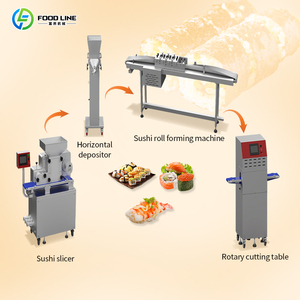 Ligne de production industrielle de machines à sushi multifonctionnelles pour la fabrication de <span class=keywords><strong>Maki</strong></span>, Nigiri, Onigiri, production en série, certifiée CE - Product Image 3