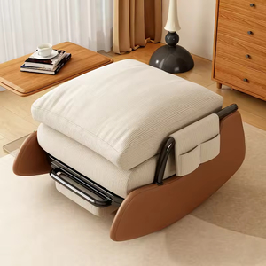 Sillón Reclinable Moderno para Balcón o Sala de Estar, con Tela de Terciopelo, Cómodo Sillón para Descansar - Product Image 2