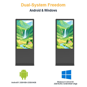 Pantalla Digital Impermeable para Exteriores de 43 Pulgadas para Centros Comerciales y Centros de Tráfico, Reproductor Multimedia Android <span class=keywords><strong>Windows</strong></span> - Product Image 2