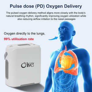 Olive PSA O2 di động xung oxy Máy concentrador de oxgeno de 4 litros 4L xách tay oxygene tập trung cho du lịch - Product Image 3