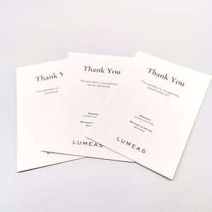 도매 크리 에이 티브 비즈니스 작은 인사말 카드 인쇄 아이 미니 감사 종이 카드 엽서 사용자 정의 로고 - Product Image 5