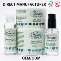 Étiquettes d'emballage personnalisées, étiquettes imperméables pour flacons de spray cosmétique, autocollants avec logo privé, impression de rouleaux d'étiquettes adhésives pour cosmétiques