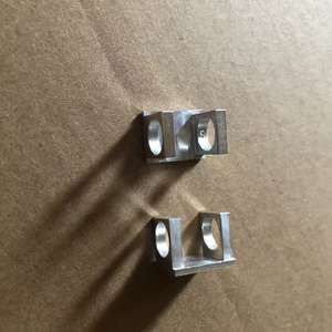 Support de rail de siège KSNJN en alliage d'aluminium argenté, pièce de réparation pour siège de voiture, pour support de glissière - Product Image 1