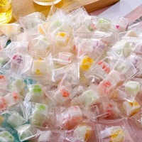 Hot verkopende creatieve melkzuurbacteriën-sap fruit snoep zuur smaak mango multicolor kubusvormige gummy
