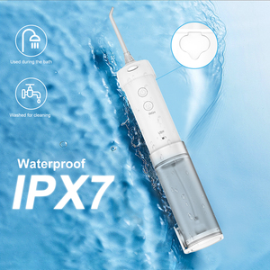 Atualizado mini fio dental água IPX7 2500mAh alta pressão recarregável jato de água fio dental irrigador oral sem fio - Product Image 2