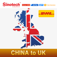 Agent d'expédition rapide DHL FedEx UPS Express DAP Chine vers le Royaume-Uni Logistique porte-à-porte