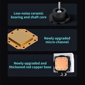 DeepCool <span class=keywords><strong>LT720</strong></span> Refroidisseur Liquide AIO 360mm 4e Génération à Double Chambre, Boîtier d'Ordinateur Anti-Fuite avec Bloc ARGB à Miroir Infini Multidimensionnel - Product Image 3
