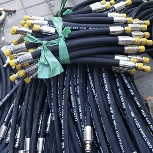 Tuyaux hydrauliques Anjie 6 mm, haute pression, en caoutchouc, avec armature en fil d'acier tressé, pour l'exploitation minière - Product Image 1