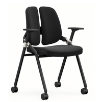 Salle de réunion de conférence école bureau étude chaise étudiant nœud chaise de formation fauteuil amovible avec bloc-notes