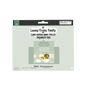Bolsa organizadora para cochecito de bebé Looney Tunes Tweety Clouds-Hamper Mommy, color verde - Product Image 2