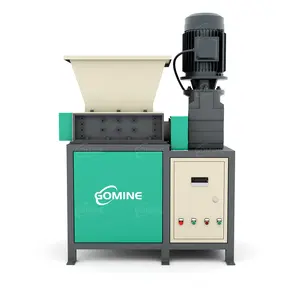 GM-B300 Small Scrap Metal Shredder Machine Easy To Operate High Quality Scrap Metal Double Shaft Shredder For Sale