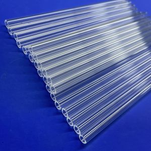 高純度石英ガラス透明1mm 2mm 3mm 4mm 4mm小型直径石英ガラス管掘削石英キャピラリーチューブ - Product Image 1