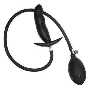 Dildo Anal de Silicona para Adultos, Tapón Anal Negro Inflable, Estimulador de Ano Grande, Producto Sexual para Hombres y Mujeres - Product Image 3