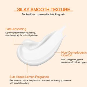 Loción corporal blanqueadora de vitamina C, incluso el tono de la piel, ácido ferúlico, Crema Corporal iluminadora, hidrata e hidrata la piel, nutre la piel firme - Product Image 6