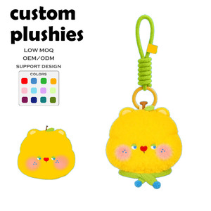 Bán Buôn Dễ Thương Rắn Mềm Đồ Chơi Sang Trọng Tùy Chỉnh Phim Hoạt Hình Thú Nhồi Bông Siêu Mềm Lông <span class=keywords><strong>Keychain</strong></span> Mặt Dây Chuyền Quà Tặng Khuyến Mãi - Product Image 4