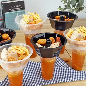 Sinh Thái Thân Thiện Nhựa Trái Cây Cup Chủ Snack Cup Chủ