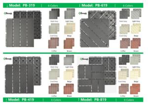 Piastrelle Moderne in PP per Esterni ad Incastro per Garage e Patio - Piastrelle in Plastica per Esterni ad Incastro - PP - Product Image 4