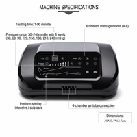 Dispositif de compression pneumatique intermittente à 4 chambres de qualité médicale VU, approuvé CE MDR, système de récupération pour clinique de réadaptation