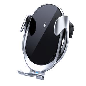 <span class=keywords><strong>Chargeur</strong></span> de <span class=keywords><strong>voiture</strong></span> rapide sans fil personnalisable 10W/15W avec ouverture/fermeture par <span class=keywords><strong>induction</strong></span> tactile Support de navigation magnétique à usage professionnel - Product Image 2