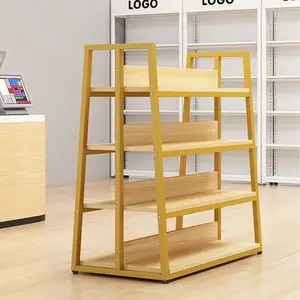 Modern Display Stand Furniture For Clothing Store Wood Clothes Display Shelf