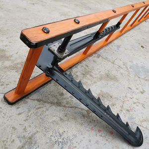 Bamboo Extension Ladder 12.5ft Telescopic Firefighting Ladder Model TDZ 3 Jining Made - Product Image 1