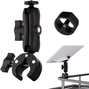 Starlink <b>Mini</b> RV mount & <b>Clamping</b> Kit: Adjustable Aluminum Pole Adapter for Boats and Car Ladders - Product Image 1