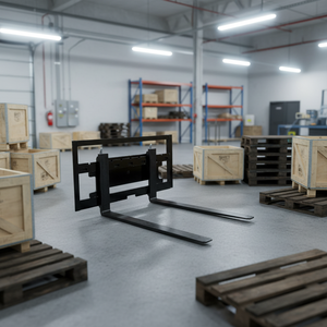 Vente Flash : Fourches à Palettes Universelles Robustes pour Mini-Excavatrice, Chargeuse Compacte, 1-9 Tonnes, Manipulation de Matériaux, Garantie 1 An - Product Image 2