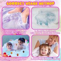 Ensemble de bombes de bain relaxantes végétaliennes biologiques, aromatisantes et hydratantes naturelles, vente en gros de jouets surprises pour enfants