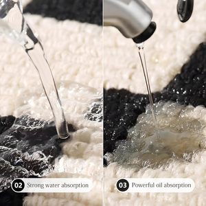Alfombra de Cocina Antideslizante, Resistente a las Manchas, Apta para Mascotas, de Cuero PU, Diseño Moderno Lavable, Personalizable, Disponible en Fábrica - Product Image 3