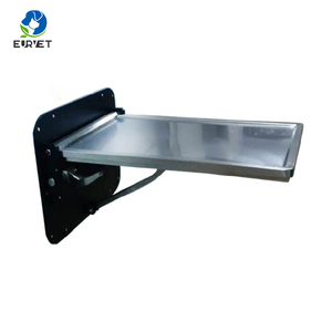 <span class=keywords><strong>Table</strong></span> <span class=keywords><strong>murale</strong></span> pliante en acier inoxydable EUR VET 304, 112x56cm, charge maximale 75kg, pliage facile, gain de place, 13cm de profondeur pour vétérinaire - Product Image 1