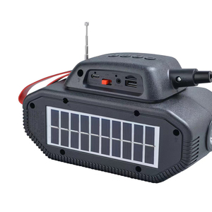 Eletree Fp-519-S Haut-parleur portable rechargeable solaire USB TF Card Fm Radio avec lampe de poche Kit de bricolage - Product Image 2
