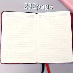 Convenient Carry Secret Journal Secure <b>Diary</b> Vintage Leather Hardcover Thermal Binding B6 <b>Locked</b> Notebook - Product Image 4