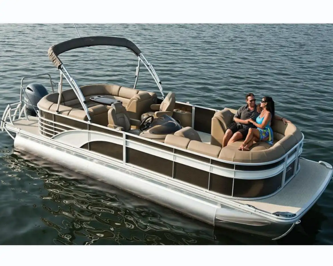 Sailing led aluminum pontoon yacht price rowing luxury yacht boats for sale