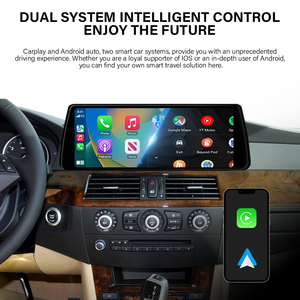 E60 12,3 pulgadas Android Car Screen Navegación GPS WIFI Carplay Android Auto Audio Estéreo Car Dvd Player para Smart <span class=keywords><strong>BMW</strong></span> <span class=keywords><strong>2008</strong></span> - 2010 - Product Image 4