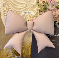 Ballons en aluminium mats de 60 pouces en forme de nœud papillon pour la décoration de fêtes d'anniversaire, de baby shower et de mariages, ballons à l'hélium en gros