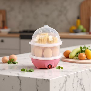 <span class=keywords><strong>Cuiseur</strong></span> à œufs automatique multifonctionnel pour la maison, mini-<span class=keywords><strong>cuiseur</strong></span> vapeur, capacité 7 œufs, couvercle transparent, revêtement antiadhésif, chauffage rapide, idéal pour l'export en gros - Product Image 1