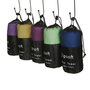 Asciugamano da spiaggia in 2 pezzi in pile doppio in microfibra per vacanze sportivo con Logo personalizzato per <span class=keywords><strong>la</strong></span> stagione estiva all'ingrosso - Product Image 3